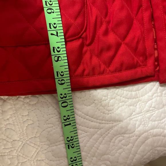 Pendleton Red Quilted Field Jacket snap closure, size Large - Picture 7 of 8